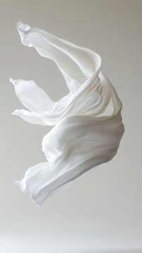 Cloth &ndash; Artistic Photo of Flowing Cloth Suspended in Midair Creating a Weightless Appearance
