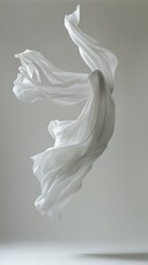 Cloth – Artistic Photo of Flowing Cloth Suspended in Midair Creating a Weightless Appearance