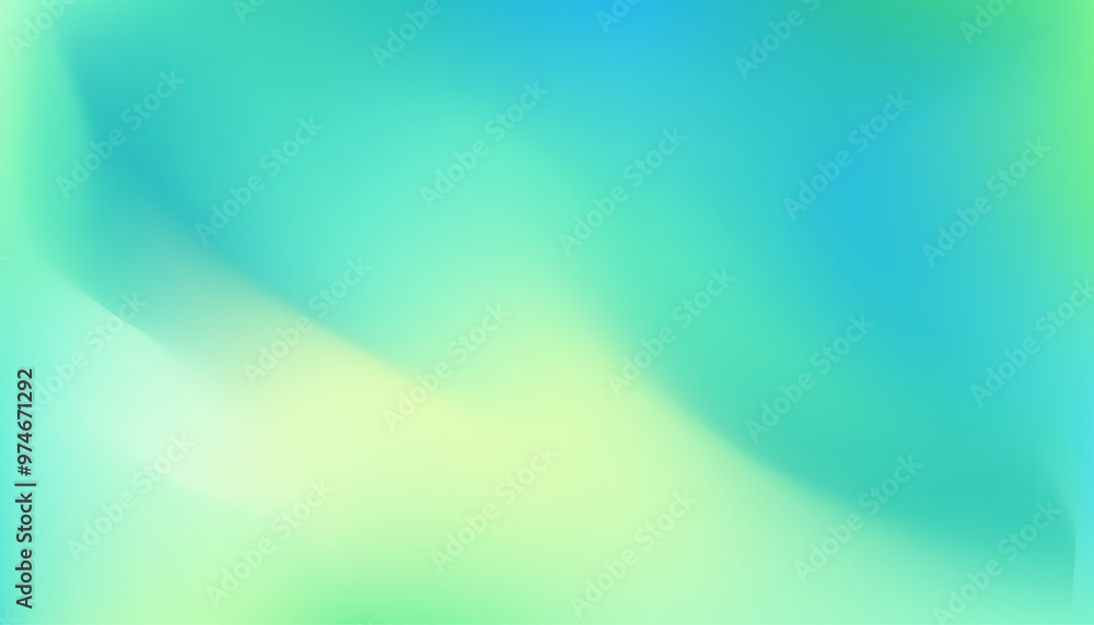 Poster Abstract Green background with dynamic blur effect. Modern pattern. Vector illustration for design.