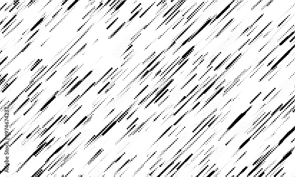 Poster monochrome gradient halftone dots background. vector illustration. abstract grunge dots on white bac