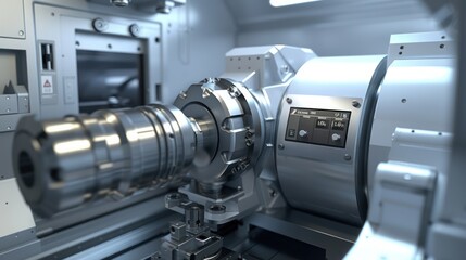 Industrial Machine Close-up