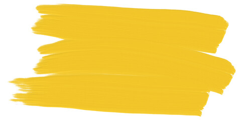 yellow brush banner for text label_tuscany single illustration on transparency background