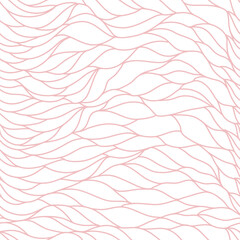 A soft, wavy pattern in pale pink on a white background, ideal for graphic design and decorative purposes.