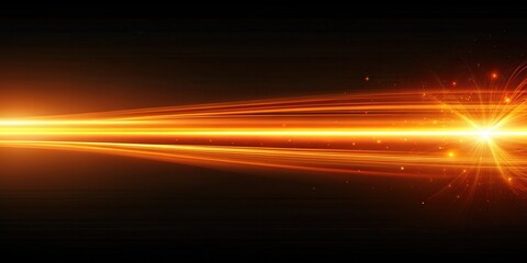 Moving orange light streak ray, abstract, background, vibrant, energy, motion, speed, futuristic, illuminated, glow, dynamic