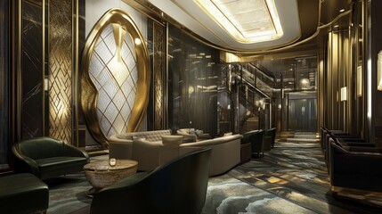 Luxurious Lobby Interior