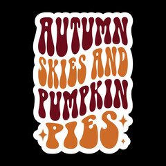Autumn Skies And Pumpkin Pies