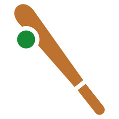 baseball bat and ball