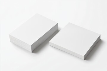 Business Card Mockup on Isolated Background created with Generative AI