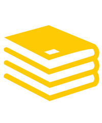 Books clip art design on plain white transparent isolated background for card, shirt, hoodie, sweatshirt, apparel, tag, mug, icon, poster or badge