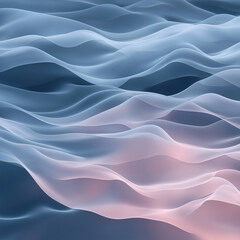 Obraz premium Colorful Abstract Ocean Waves with Wavy Patterns