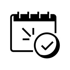 calendar with check mark