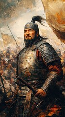 Genghis Khan: A Portrait of Power Amidst the Chaos of War