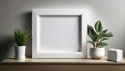 Modern photo frames with sleek designs.