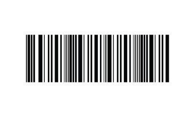 Barcode vector icon or bar code scan label for product price tag. Easily editable