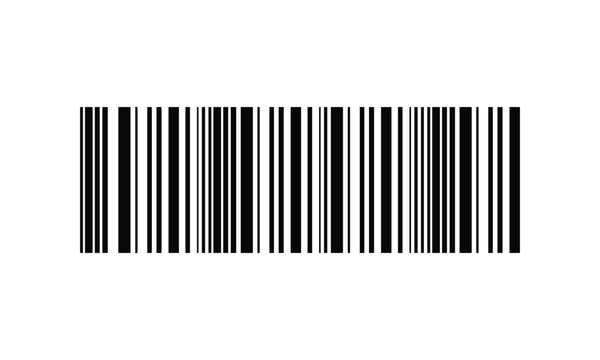 Barcode vector icon or bar code scan label for product price tag. Easily editable