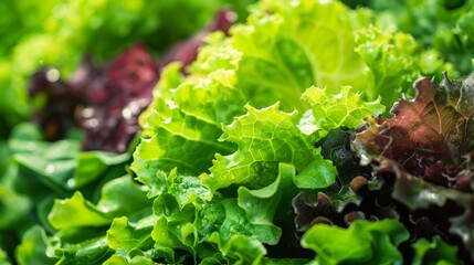 Minimalist Background: Healthy Salad and Veggie Poster for Plant-Based Eating
