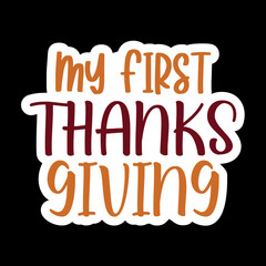 My First Thanksgiving