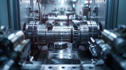 Fototapeta premium Industrial Metal Machining
