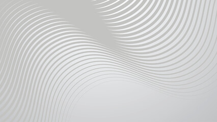 Gray curve line abstract background for backdrop or presentation