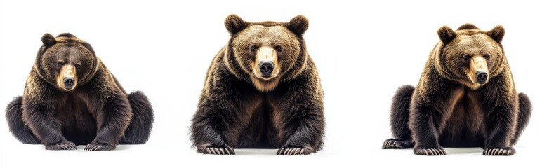 Obraz premium Bear isolated on white background