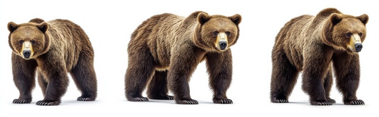 Fototapeta premium Bear isolated on white background