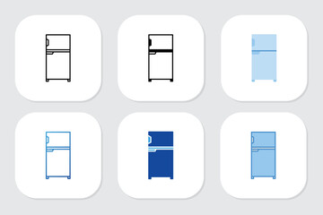fridge icons with various design styles