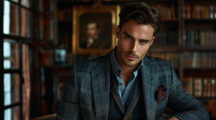 Male Model in Suit
