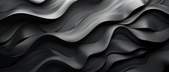 Obraz premium Black Simplistic Banner Vector Simulations Abstract