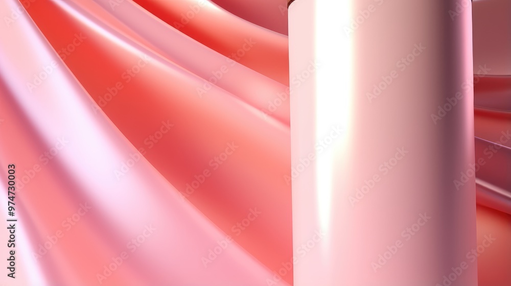 Poster abstract pink and red gradient background with a soft, smooth texture. perfect for a modern, elegant