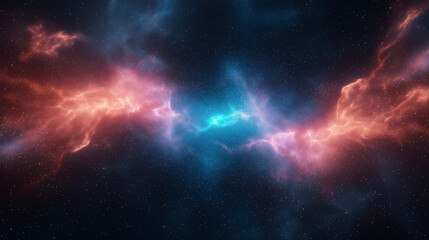 Naklejka premium Abstract spacescape, black hole. Star on dark background. Magic explosion star with particles. Speed of light. Motion blur. Journey to the universe. Lights trail using zoom. light warp speed. Nebula.