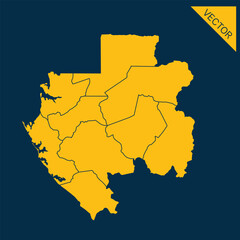Gabon map