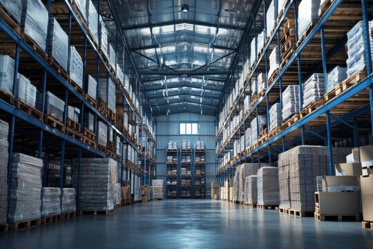 Innovative warehouse design for small and medium businesses with organized storage solutions