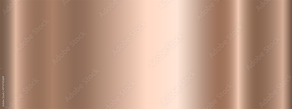 Poster copper metallic gradients with highlights. a pattern with a shiny metallic gradient. the texture of 