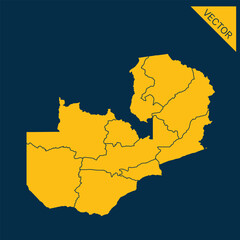 Zambia map