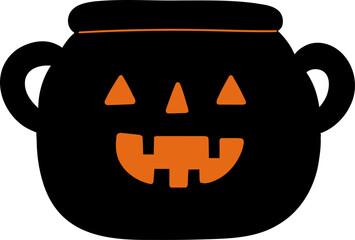 Hand Drawn Cauldron Halloween