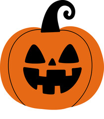 Hand Drawn Jack O Lantern Halloween