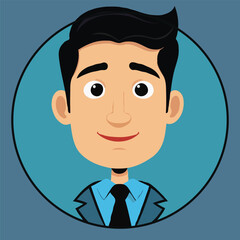 businessman cartoon character