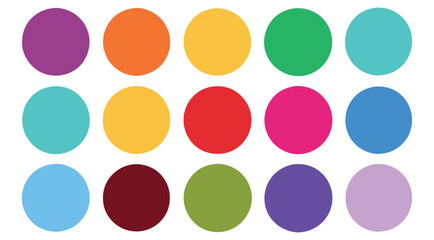 Abstract color palette guide 