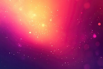 Obraz premium Abstract Background with Pink and Yellow Gradient and Glittering Lights