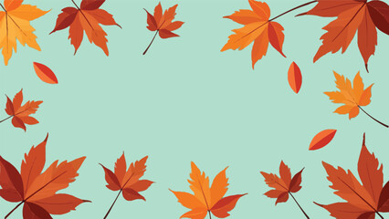 Obraz premium autumn leaves background