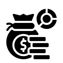 budget glyph icon