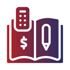 Ledger flat gradient icon