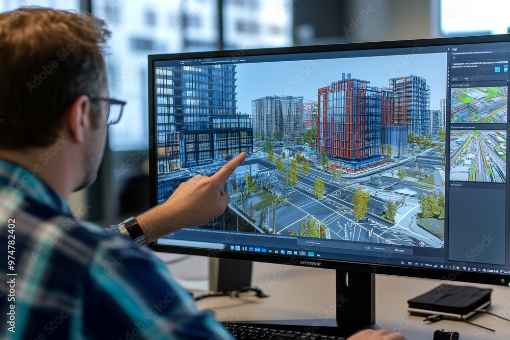 Aufkleber engineer utilizes bim technology and software for hyper realistic digital twin construction projects