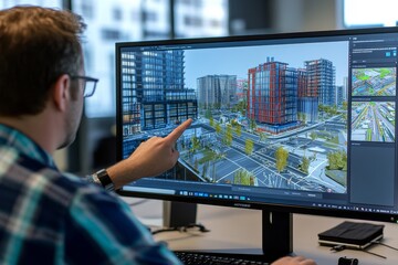 Engineer utilizes bim technology and software for hyper realistic digital twin construction projects