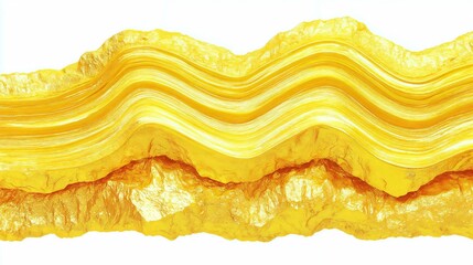 Luxurious golden waves 