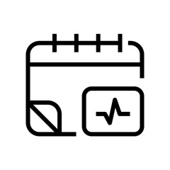 calendar with statistic activity