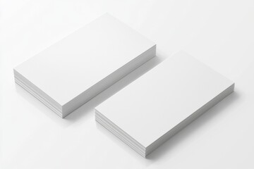 Business Card Mockup on Isolated Background created with Generative AI