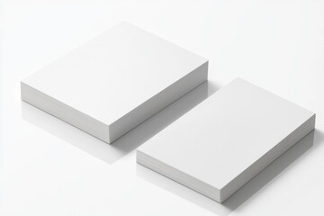 Fototapeta premium Business Card Mockup on Isolated Background created with Generative AI