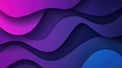 Trendy abstract background with mixed purple and blue gradient shapes in a vector design style