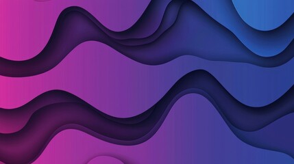 Obraz premium Trendy abstract background with mixed purple and blue gradient shapes in a vector design style